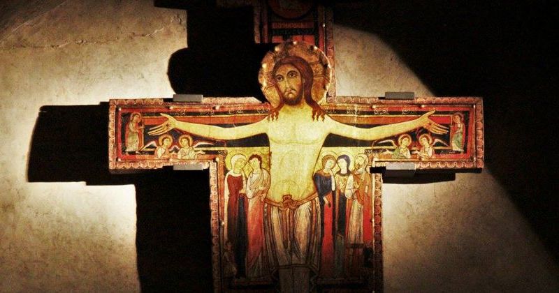 Die Kreuzikone von San Damiano. / Foto: Servizio Otientamento Giovani (Assisi 2016)